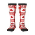 thumbnail image 1 of Wukai Maple Leaves1 for Contrast Color Stockings, Sports Fitness Adult Long Socks, Unisex, 1 of 6