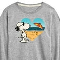 thumbnail image 3 of Peanuts - Summer Edition - Snoopy Hearts the Beach - Toddler & Youth Long Sleeve Graphic T-Shirt, 3 of 5