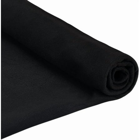 2 Yards Felt Fabric 37.8 inch Wide Craft Felt Fabric by The Yard Felt Sheets Soft and Durable Black Felt Fabric for Sewing Patches DIY Crafts Projects Decorations