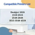 thumbnail image 2 of Compatible 678 XL Ink Cartridges Replacement for HP Deskjet 1018 1518 2515 2548 2648 3515 3548 4518 Printers, 2 of 7