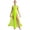 Fluorescent Green, variant on Raenseen Lyrical Dance Dress for Women Sleeveless Keyhole Back Split Dress Ballet Dancewear Blue S