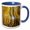 Blue/White, variant on 3drose, Colorado, Uncompahgre National Forest. Aspen Forest Road in Autumn., 15oz Mug