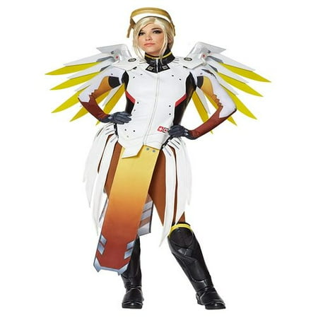 Adult Mercy Costume - Overwatch-S