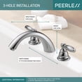 thumbnail image 3 of Peerless Claymore Two Handle Roman Tub Trim in Chrome PTT298696, 3 of 4