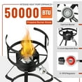 thumbnail image 3 of 30QT Outdoor Turkey Fryer | Seafood Boil Pot | Cover & Basket Included | 50,000BTU Propane Burner | Stainless Steel| Turkey,Shrimp & Crawfish Boiler, 3 of 7