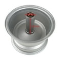 thumbnail image 5 of 9" Front Wheel Rim Assembly for Coleman CT200U Powersports BT200X CT200UEX 196cc Hisun 200-3 200-7 Axis M200 Mini Bike with 6202RS Bearings (Silver), 5 of 6