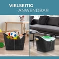 thumbnail image 2 of Handy Handles, Foldable & Functional, Perfect for Newspapers Folding Chimney Wood Storage Basket, 2 of 7