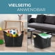 thumbnail image 2 of Cestas de fieltro plegables, organizador de estanterías para oficina, guardería, armario, estantería, caja cúbica plegable, soluciones de almacenamiento para varios artículos, 2 of 7