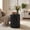 Black, variant on Christopher Knight Home 15.75" MGO Side Table, Wave Textured Accent End Table for Indoor & Outdoor, Black