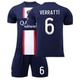 thumbnail image 1 of 2223 Paris Saint-Germain Messi Jersey Home No. 10 Neymar Mbappé No. 7 PSG Camiseta de fútbol para niños, 1 of 3