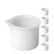 thumbnail image 1 of Juego de 6 vasos medidores de silicona, soportes de silicona para medir, vasos graduados, vasos para mezclar epoxi, 1 of 7