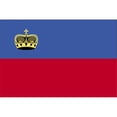 thumbnail image 1 of Drapeau du Liechtenstein Nyl-Glo avec Couronne, 4 Pi X 6 Pi, 1 of 1