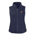 thumbnail image 2 of Women's Cutter & Buck  Navy Syracuse Orange Vault Charter Eco Recycled Full-Zip Vest, 2 of 3