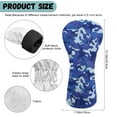 thumbnail image 6 of Yuyamidu Blue Camo Golf Club Head Covers for Drivers, Fairway Woods, and Hybrids, Waterproof Leather Head Covers Camouflage Golf Headcover, 6 of 7