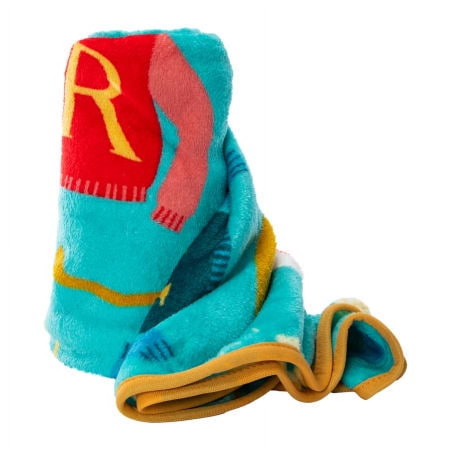 Harry Potter Travel Throw Blanket 40in x 50in - Light Blue