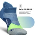 thumbnail image 4 of Feetures Elite Light Cushion No Show Tab Ankle Socks - Sport Sock with Targeted Compression - Bahama Blue, M (1 Pair), 4 of 7