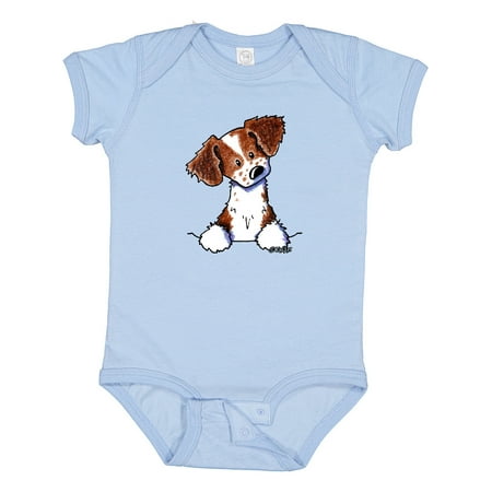 

Inktastic Pocket Brittany Spaniel Gift Baby Boy or Baby Girl Bodysuit