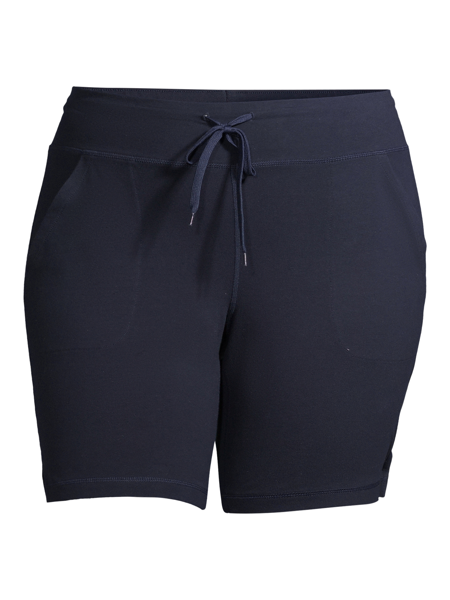 Athletic Works Womens's Plus Size 9" Bermuda short with Side vents