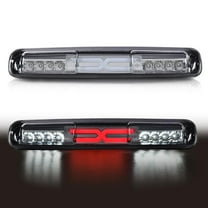 PIT66 LED 3rd Brake Light High Mount Stop Parking Light X Type Third Brake Cargo Lamps Fit for Chevy Silverado 99-07/Fit GMC Sierra 1500 2500HD 3500 99-07