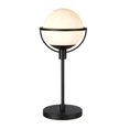 thumbnail image 3 of Henn&Hart 9" Blackened Bronze Metal/Glass Table Lamp, 3 of 8