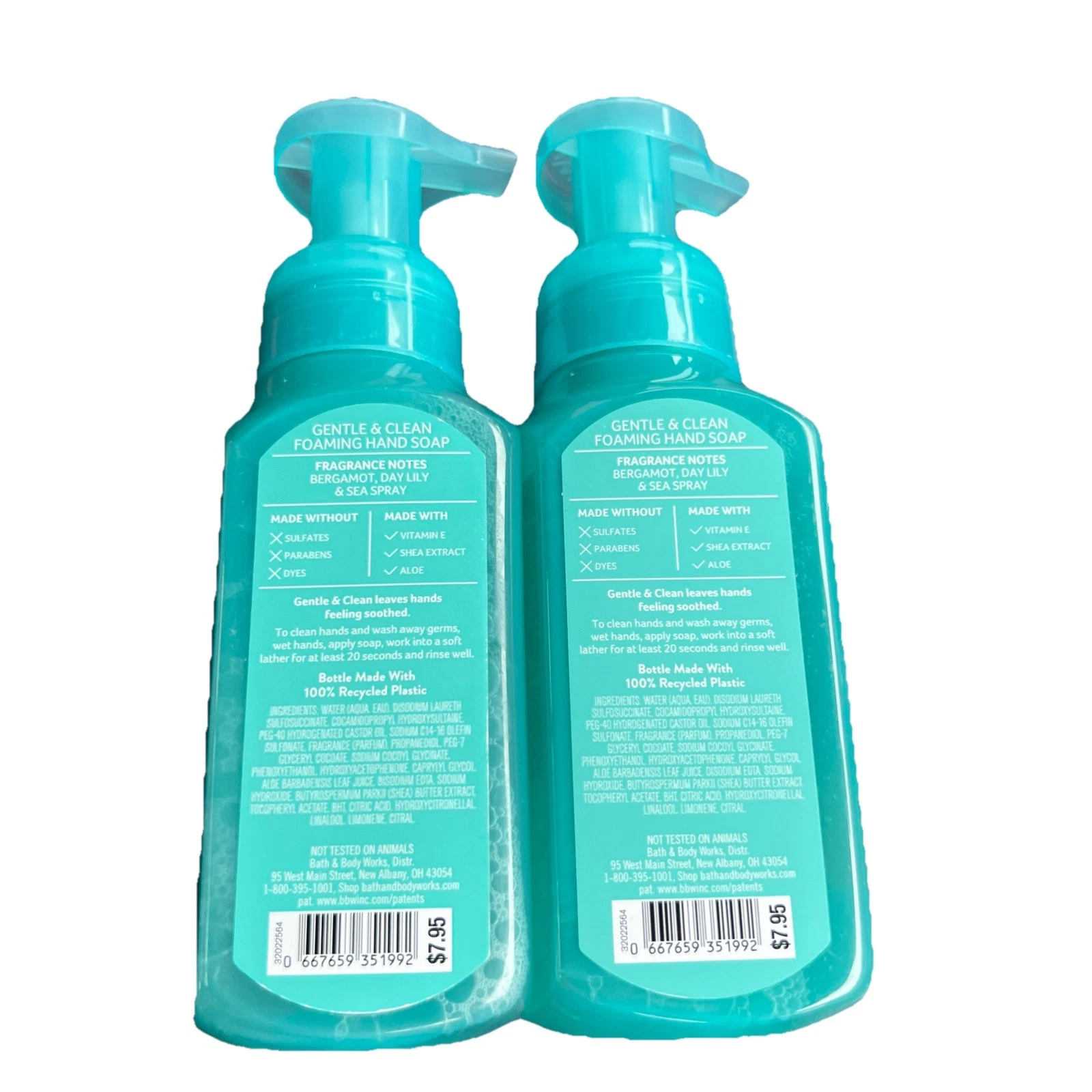 2 Pack Bath & Body Works Gentle Foaming Hand Soap in