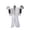 A, variant on QLUEWX Halloween Paper Ghost Hanging Decorations, 14.9" Spooky 3D Paper Ghost Hanging Halloween Party Decorations, Party Supplies Scene Prop Table Decor, Halloween Decor for Home Indoor Outdoor