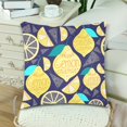 thumbnail image 3 of MKHERT Bright Lemons And Cloves Pillowcase Pillow Protector Cushion Cover 18x18 inch,Set of 2, 3 of 3