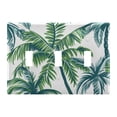 thumbnail image 6 of Tropical Palm Tree and Leaves Light Switch Plate Covers 2 Gang Wall Plate Plastics Outlet Covers for Kitchen Home Office Decor, 6 of 8
