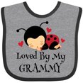 thumbnail image 3 of Inktastic Loved by My Grammy Boys or Girls Baby Bib, 3 of 4