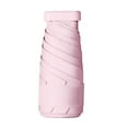 thumbnail image 2 of Oiur Travel Mini Umbrella for Purse Folding Compact UV Protection Umbrella Tiny Pocket Rain Sun Umbrella for Men Women,Pink, 2 of 8