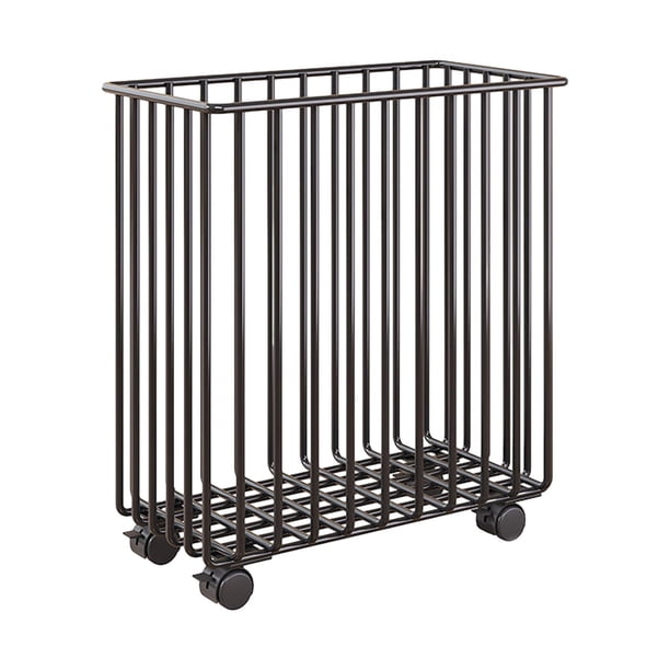 Cesta de lavandería con ruedas, clasificador de ropa, multifuncional, para mover la ropa con suavidad, carrito clasificador de ropa para lavandería en negro