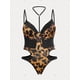 thumbnail image 2 of Gargantilla de Talla Grande con Estampado de Leopardo Rosegal Peluches y bodis de talla grande, 2 of 5