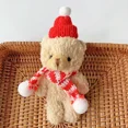 thumbnail image 5 of LLavero de oso de peluche Kawaii de 15cm para niña, muñeco de peluche de dibujos animados, colgante de bolsa, regalos de navidad, 5 of 5