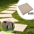 thumbnail image 6 of CoreLiving Large Stepping Stones Outdoor Garden Walkway, Durable Plastic Pavers for Patio and Landscaping, Weatherproof Walkway Stones with Ground Stakes, 6 of 10