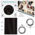 thumbnail image 5 of 1P 100" × 84" BLACKOUT UNLINED HEAVY THICK THERMAL PANEL WINDOW CURTAIN EXTRA WIDE, 5 of 10