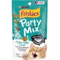 thumbnail image 2 of Purina Friskies Party Mix Cat Treats, Meow Luau Crunch with Ocean Whitefish & Flavors of Pork & Crab, Cat Treats for Adult Cats, 2.1-Ounce Pouch (Pack of 3), 2 of 5
