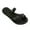 Black, variant on GERsome Womens Slippers Summer Flat Shoes Casual Slip On Women's Sandals Flip Flops Slippers