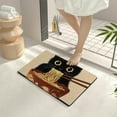 thumbnail image 4 of ZFLMY Black Cat Noodles Diatom Mud Bath Mat Eco-Friendly Quick Dry 24x16in, 4 of 5