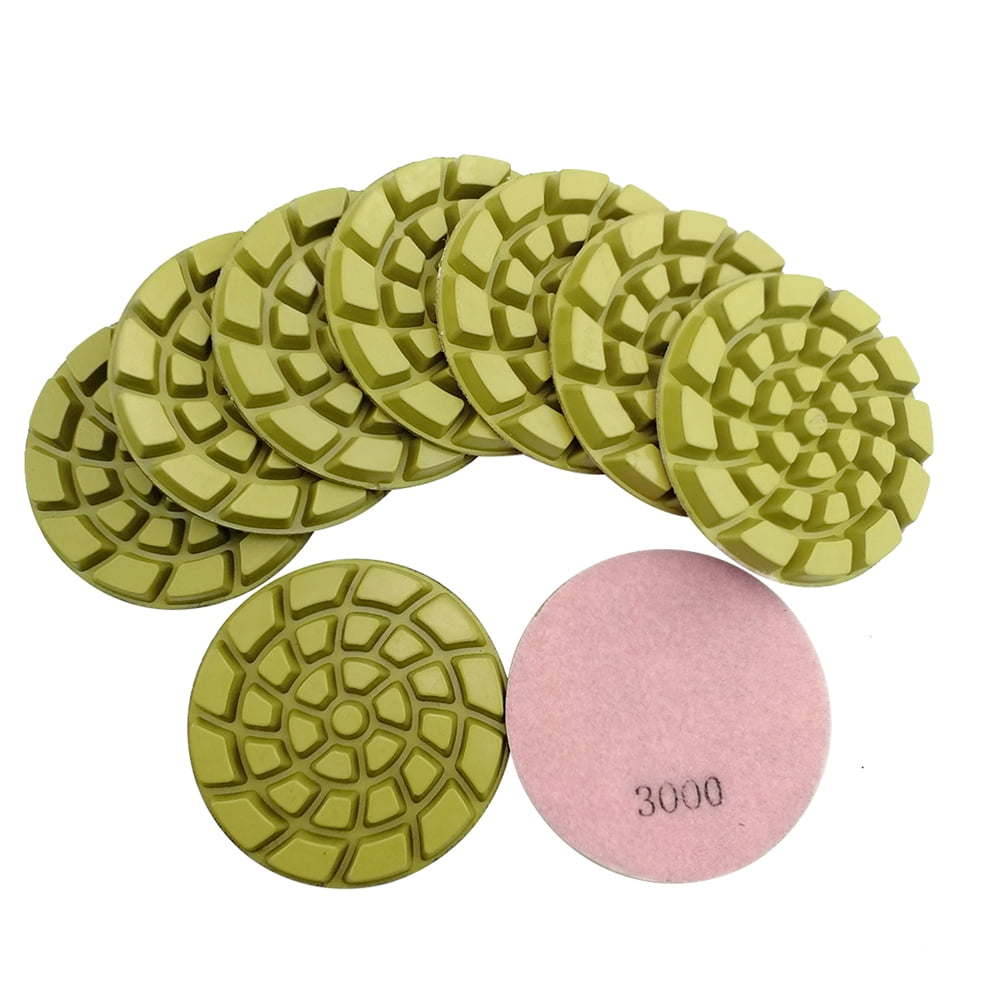 Diamond Floor Polishing Pads Resin Bond Terrazzo Floor Diameter 4 Inch