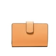 thumbnail image 2 of Michael Kors Women's Jet Set Travel Medium Bifold Saffiano Leather Wallet (Pop Orange), 2 of 4