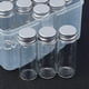 thumbnail image 5 of 17 viales de 14 ml, frasquitos de vidrio transparente vacíos con tapa de rosca de aluminio, pequeños frascos de muestra para mensajes., 5 of 8