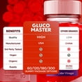 thumbnail image 4 of Gluco Master ACV Gummies 1000MG Advanced Formula Vitamin GlucoMaster 180 Gummies, 4 of 8
