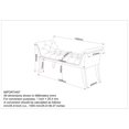 thumbnail image 4 of Contemporary Velvet & Solid Wood Bench in Blush Pink, 4 of 8