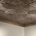 thumbnail image 4 of FASÄDE Traditional 3 Decorative Vinyl Glue Up Ceiling Panel in Bermuda Bronze (12X12 Inch Sample), 4 of 6