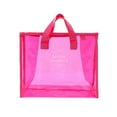thumbnail image 4 of Runquan Sac Fourre-Tout Transparent en PVC Grande Capacité avec Poignée pour Concerts Gym Voyage Rose, 4 of 5