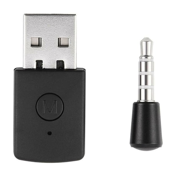 Receptor USB Bluetooth 4.0 Injueey adaptador inalámbrico 3.5mm controlador de juego negro