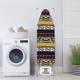 thumbnail image 3 of HELLHERO Layered Geometric Ironing Board Covers Home Protective Cover Hook and Loop 3 Fasteners(Not Heat Resistant), 3 of 5