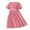 Pink, variant on Jamsmile Toddler Girls Dress Summer Short Sleeve solid color Dress With Bowknot Casual Kids Girls Beach Sundress