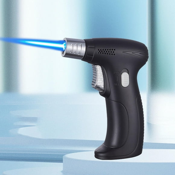 Cigarette Lighter, Butane torch Refillable Cooking torch Kitchen Blowtorch Lighter with Adjustable Flame for Dessert Pudding Grilling and Baking Not Included Butane