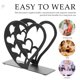 thumbnail image 5 of Soporte de servilleta de mesa de metal Hoil Heart Out Heart Freestanding Tisser Dispenser, 5 of 5